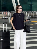 เสื้อท่อนบนสไตล์ญี่ปุ่นมินิมอลแบบสบาย (Z2242)