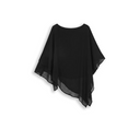 Irregular Hem Cape-Style French Top（Z3455）