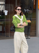 Seamless Raglan Sleeve Knit Sweater（Z3583）