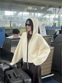 Hooded Color Block Relaxed Jacket（Z3776）