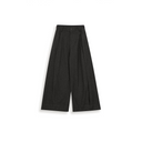 Pleated Wool Blend Wide Leg Pants（Z3719）