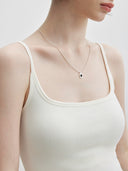 เสื้อสายเดี่ยวยืดมีฟองน้ำเสริม (Z1763)
