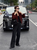Quần Jeans Nam Ống Đứng Dáng Slim Màu Đen Cổ Điển (Z3541)