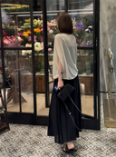 Soft Pleated A-Line Skirt（Z2080）