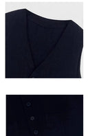 V-Neck Single-Breasted Vest（Z2090）