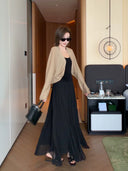 Elastic Waist Asymmetric Hem Skirt（Z3189）