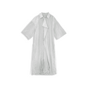 Irregular pleated long shirt