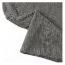Textured Elastic Waist Midi Skirt（Z3416）