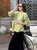 Vintage Relaxed Pullover Sweater（Z2551）