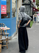 Hooded Waffle Knit Cardigan（Z3499）