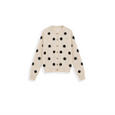 Color Block Polka Dot Knit Cardigan（Z3704）
