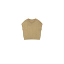 Rolled Hem Crew Neck Knit Top（Z2014）
