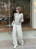 Seam Detail Casual Pants（Z3629）