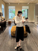 Áo Cardigan Cổ Tròn, Khuy Một Hàng, Vạt Cong (Z3172)