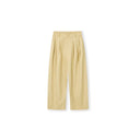 Elastic-Waist Pleated Cropped Pants（Z3115）