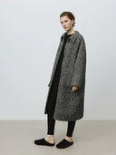 헤비급 스페클 셔월 칼라 코트（Z1228）