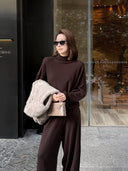 เสื้อไหมพรมคอเต่าแขนค้างคาวเนื้อนุ่ม (Z3528)
