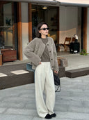 Dimensional Drapey Wide Leg Pants（Z3763）