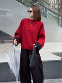 Color-Contrast Chunky Sweater（Z2715）