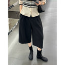 Vertical Seam Cropped Pants（Z3757）