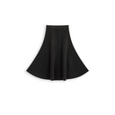 Elastic Waist Wool Blend Midi Skirt（Z3603）