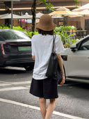 Comfort Letter Short-Sleeve Top（Z3292）