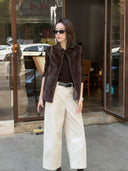 Corduroy Cropped Casual Pants（Z3592）
