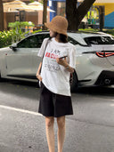 Pleated Silhouette Casual Shorts（Z3282）