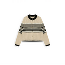 Striped Button Knit Cardigan（Z3761）