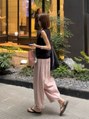 Draped Relaxed Fit Cropped Pants（Z2079）