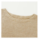 Cinched Waist Flattering Knit Top（Z3713）