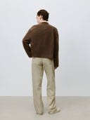 High-Waist Straight-Leg Jeans（Z089）