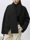 Matching Scarf Quilted Coat（Z122）