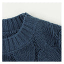 Cable Knit Crew Neck Sweater（Z3764）