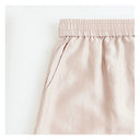 Elastic Waist Textured Cropped Pants（Z3377）