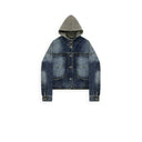 Detachable Hood Denim Jacket（Z3708）