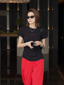 Áo Thun Ngắn Tay Thời Trang Thêu（Z3131）