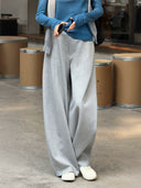Back Elastic Waist Drapey Pants（Z3662）