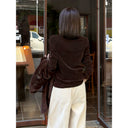 Elegant Velvet Long Sleeve Top（Z3620）