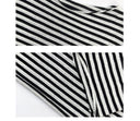 Cooling Striped Knit Long-Sleeve Top