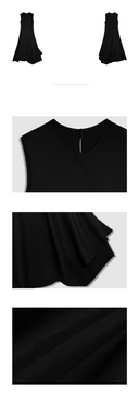 Spliced design dress (AM575)