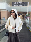 Hooded Color Block Relaxed Jacket（Z3776）