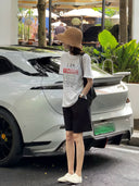 Comfort Letter Short-Sleeve Top（Z3292）