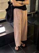Draped Relaxed Fit Cropped Pants（Z2079）