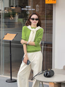 Seamless Raglan Sleeve Knit Sweater（Z3583）