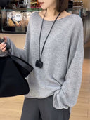 Vintage Rolled Hem Knit Top（Z2365）