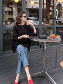 French Vintage Lightweight Elegant Top（Z3386）
