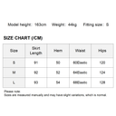 Elastic Waist Asymmetric Hem Skirt（Z3189）