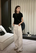 Gray Soft Plush Top (Z621)