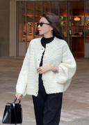 텍스처드 헤비급 가디건 스웨터（Z2505）